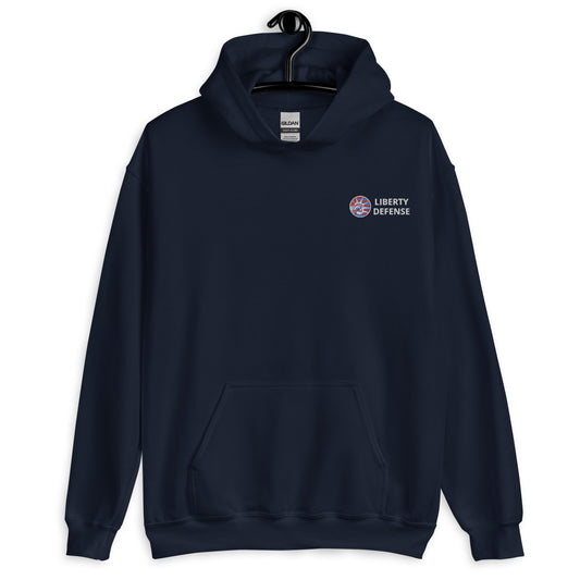 Embroidered Liberty Defense Hoodie